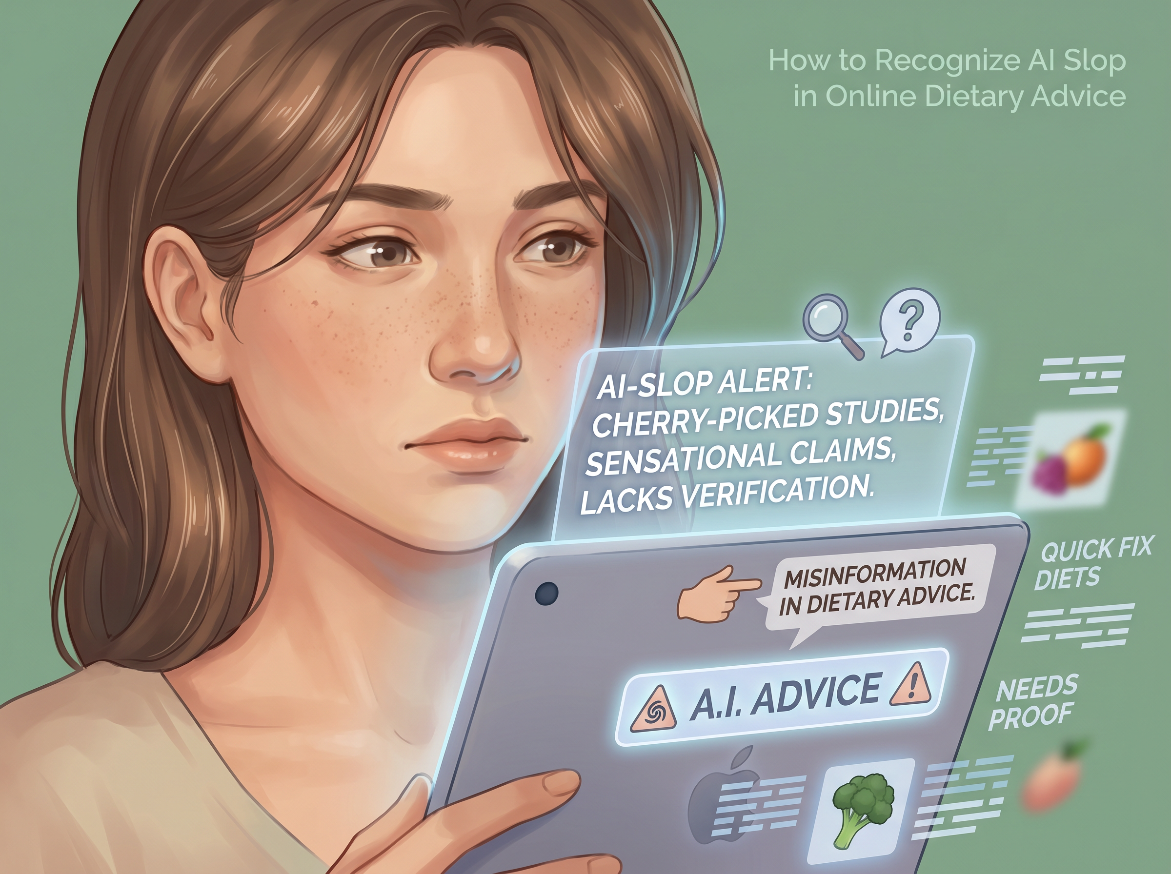 How to Recognize AI Slop in Online Dietary Advice