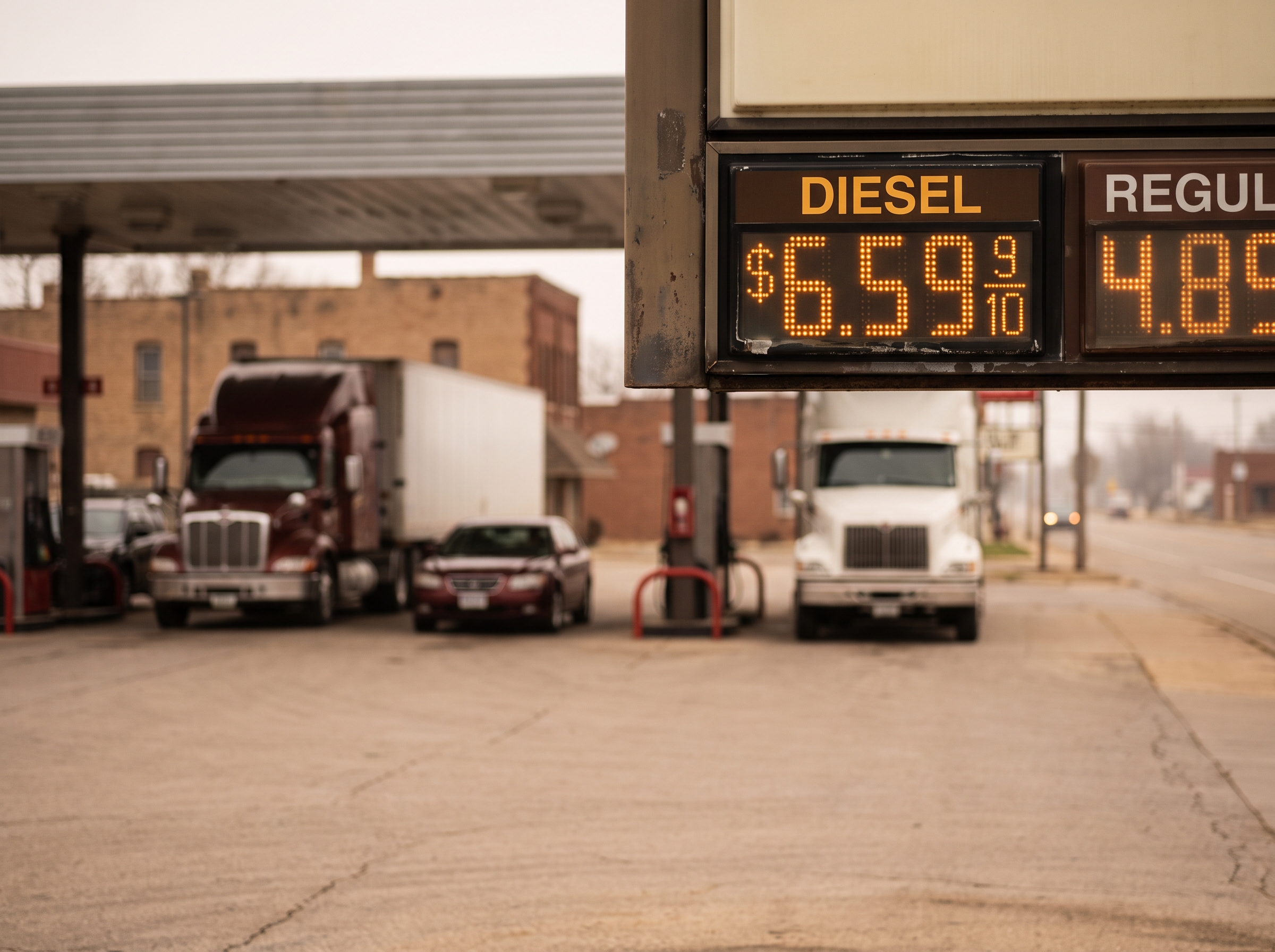 US Diesel Prices Soar Above $6.50 Amid Global Supply Crunch
