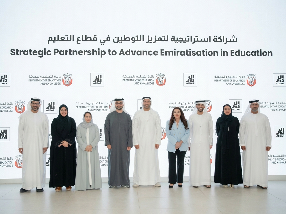 ADEK, Aldar sign first of its kind public-private partnership to advance Emiratisation in education