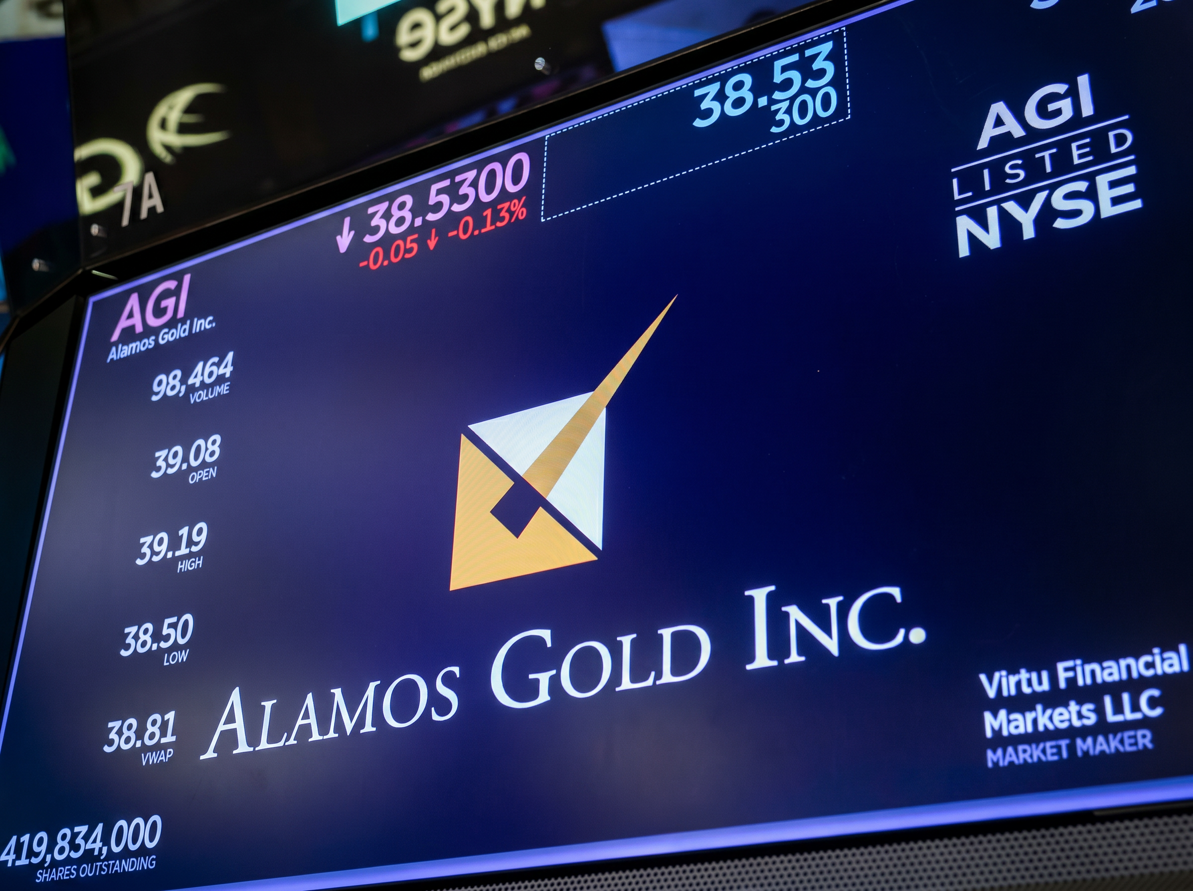 Alamos Gold Shares Plunge on Output Cut Following Earthquake