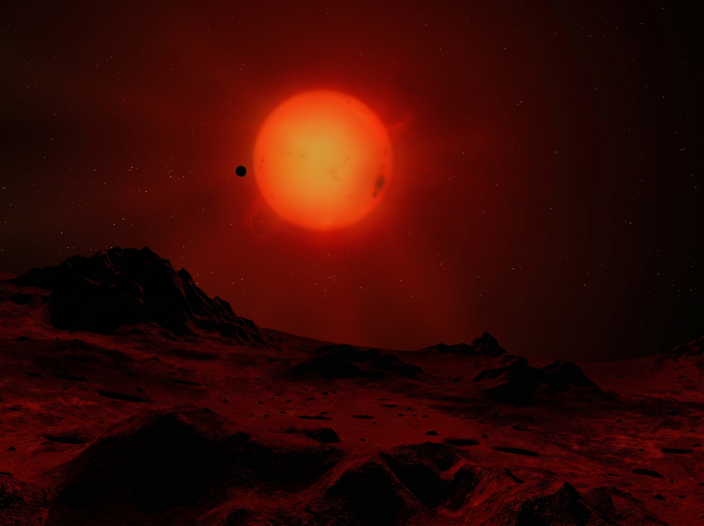 Astronomers Discover Red Dwarf Stars Devouring Young Rocky Planets