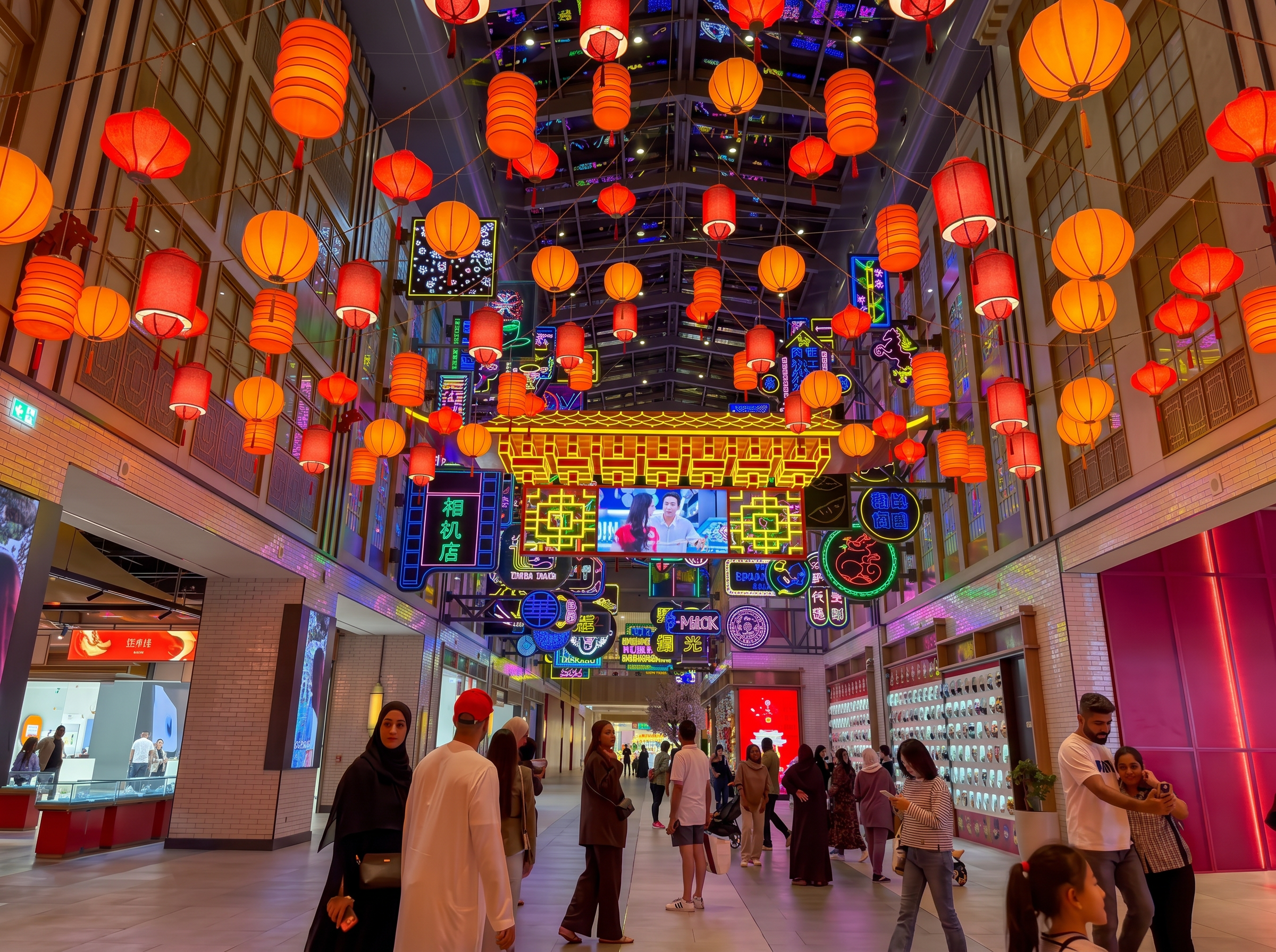 Eid rush at Dubai Mall as shoppers and strollers fill the heart of the city