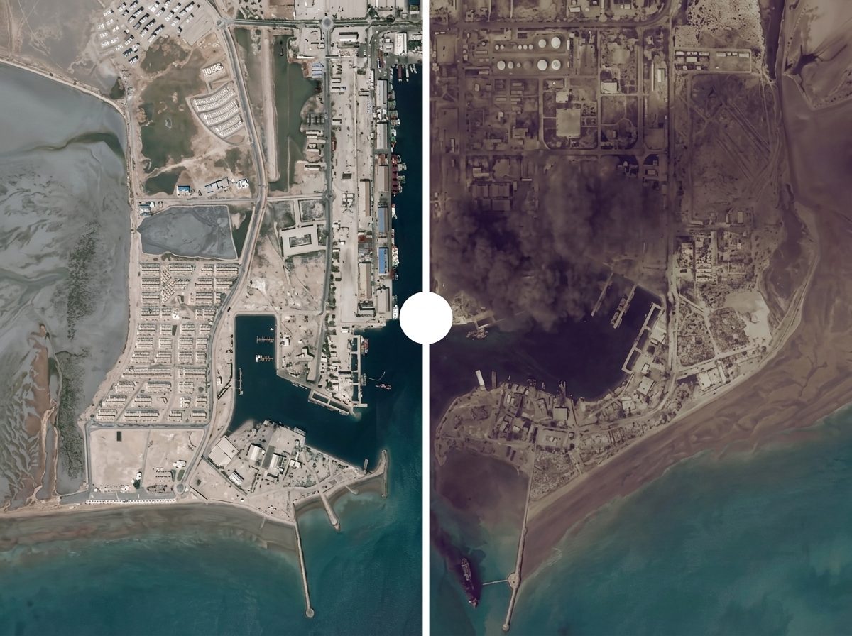 Satellite Images Expose Extensive Destruction from US-Israel War on Iran