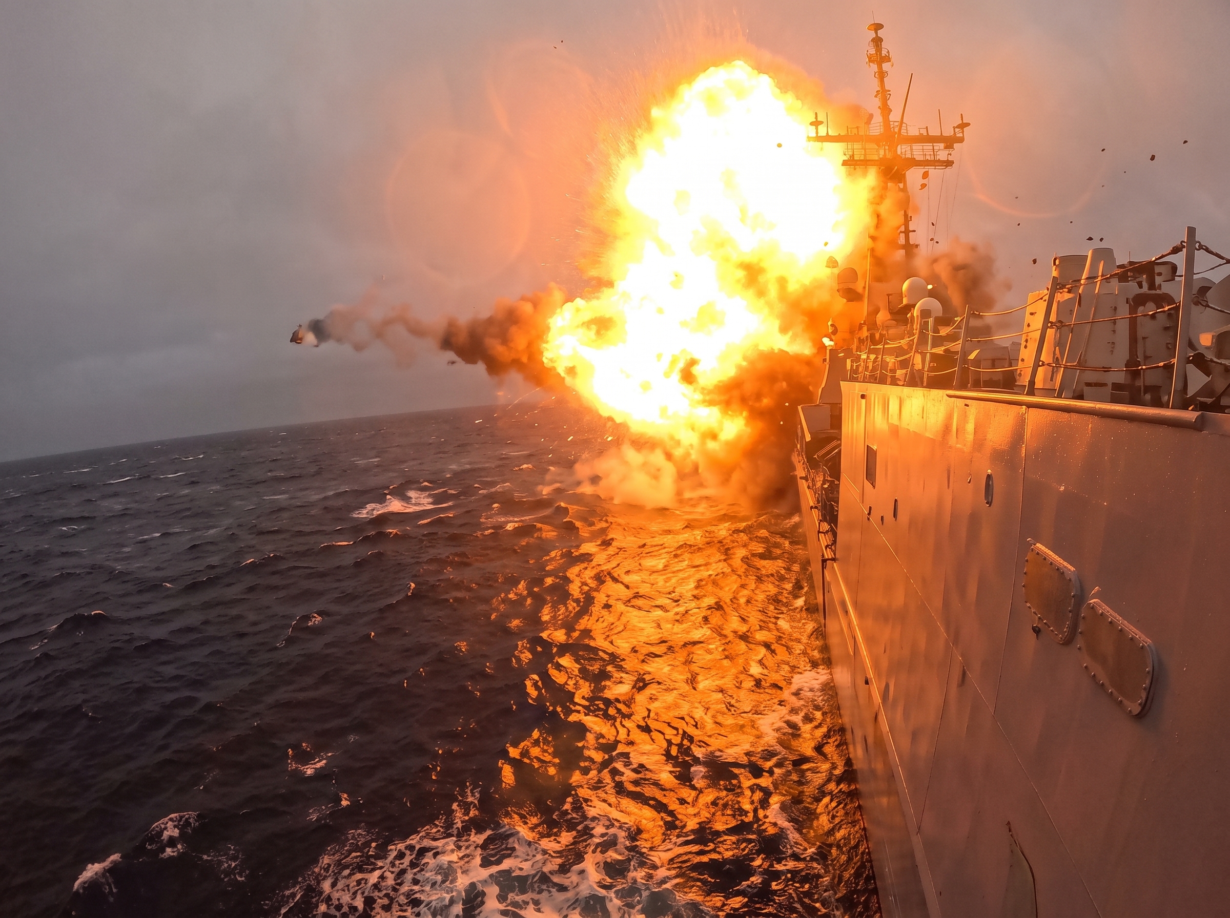 USS Klakring Sunk in Live Fire Exercise Off Scotland's Coast