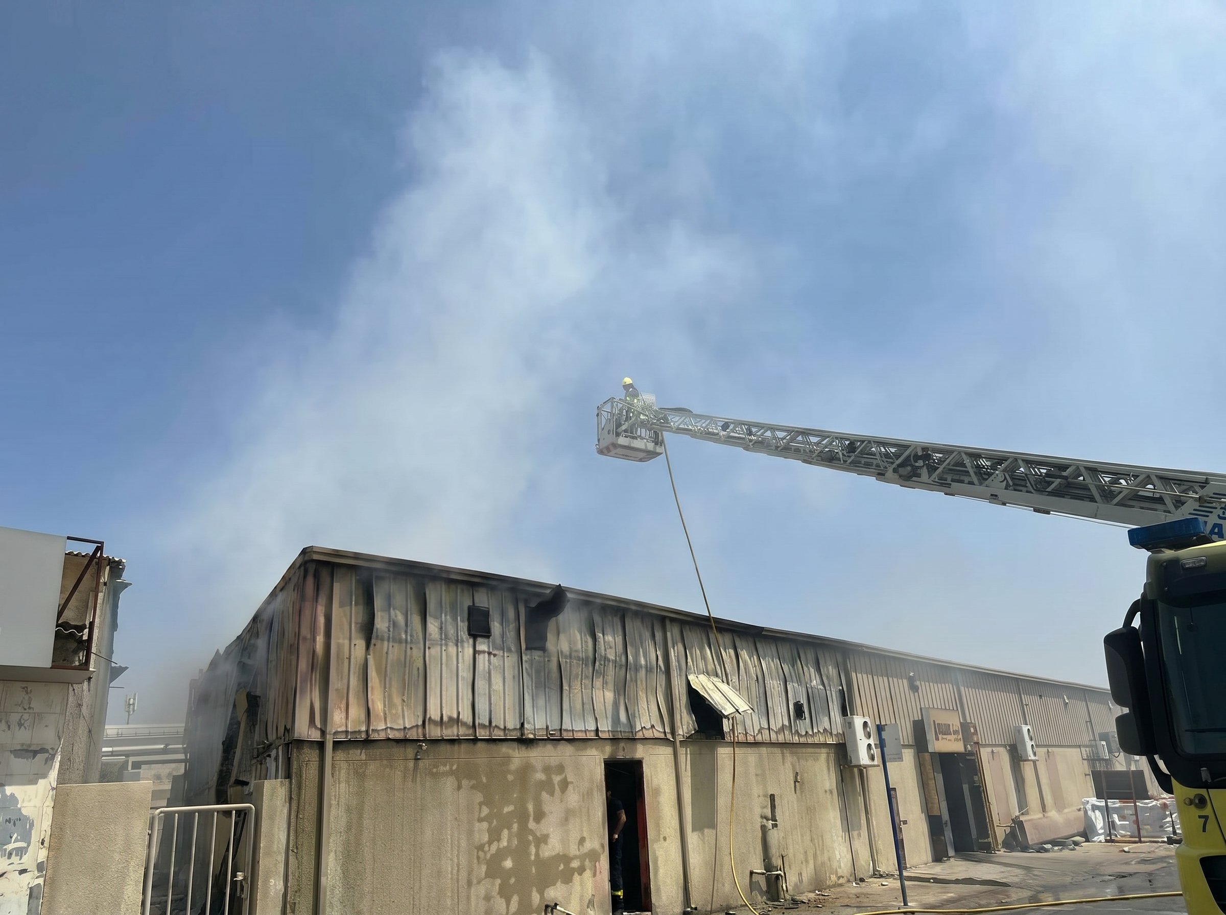 Video of fire circulating on social media unrelated to regional situation
