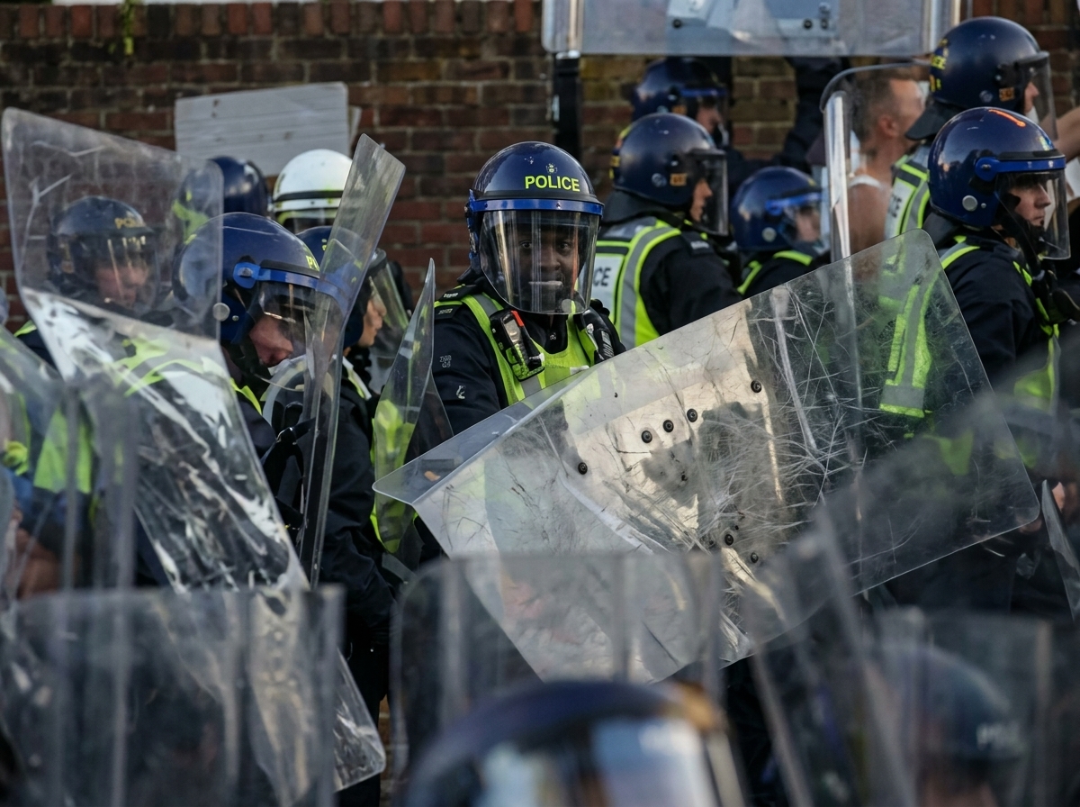 Violence Erupts in Southampton as Protesters Clash with Police Over Murder of Henry Nowak