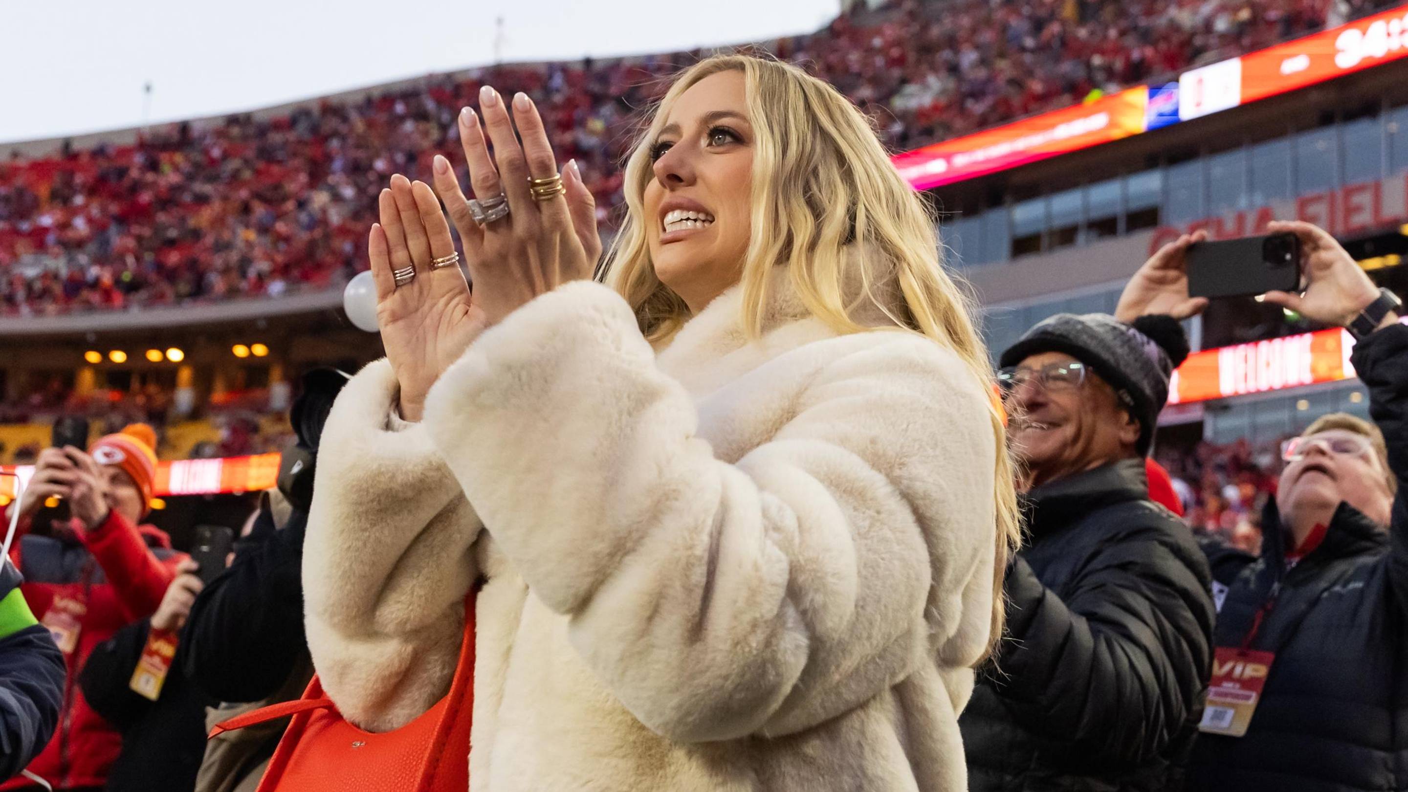 Brittany Mahomes Dazzles in Chiefs Red for Messi's World Cup Debut in KC