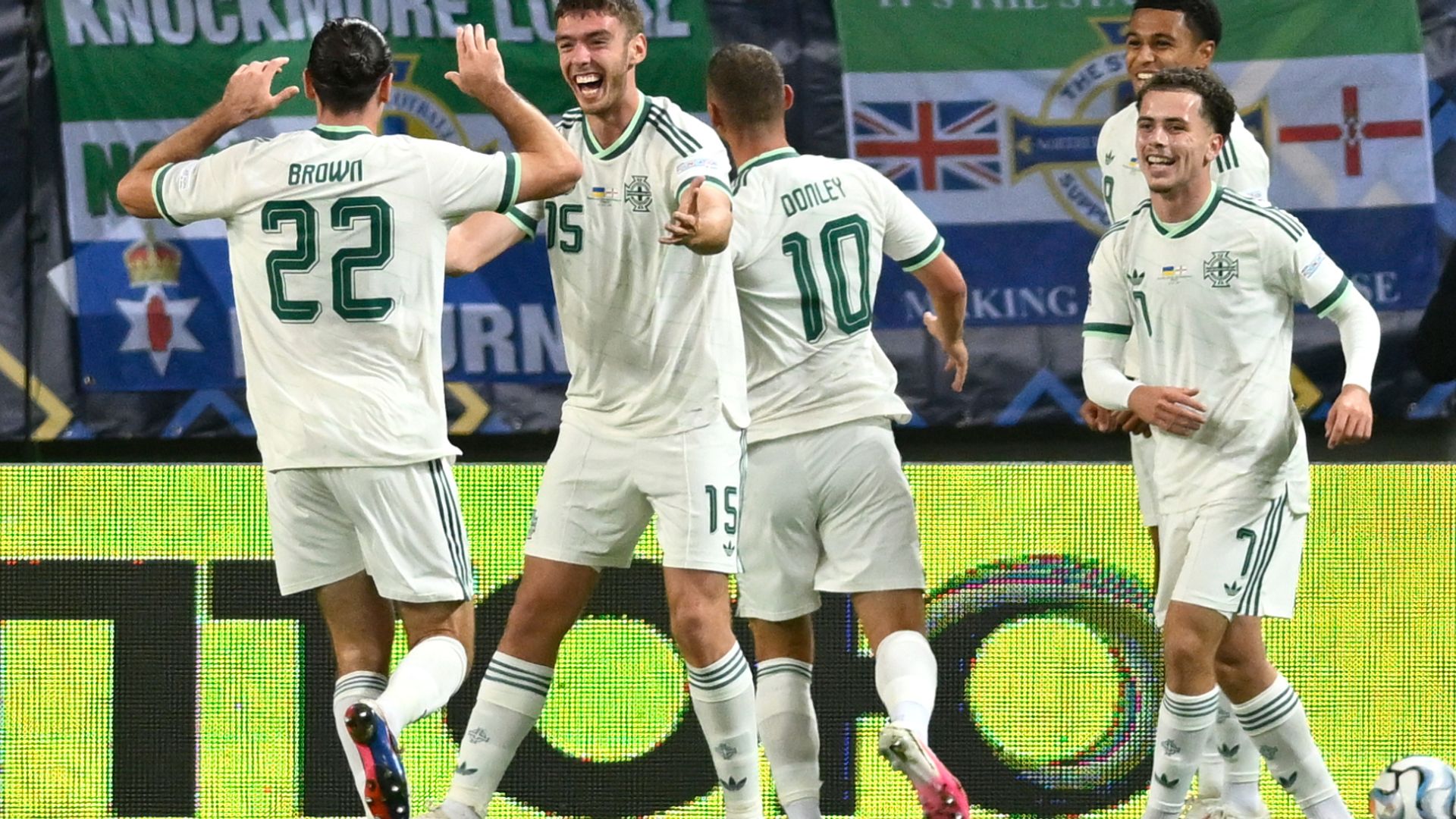 Ciaron Brown Shines with Two Goals in Northern Ireland's 3-0 Win Over Ukraine