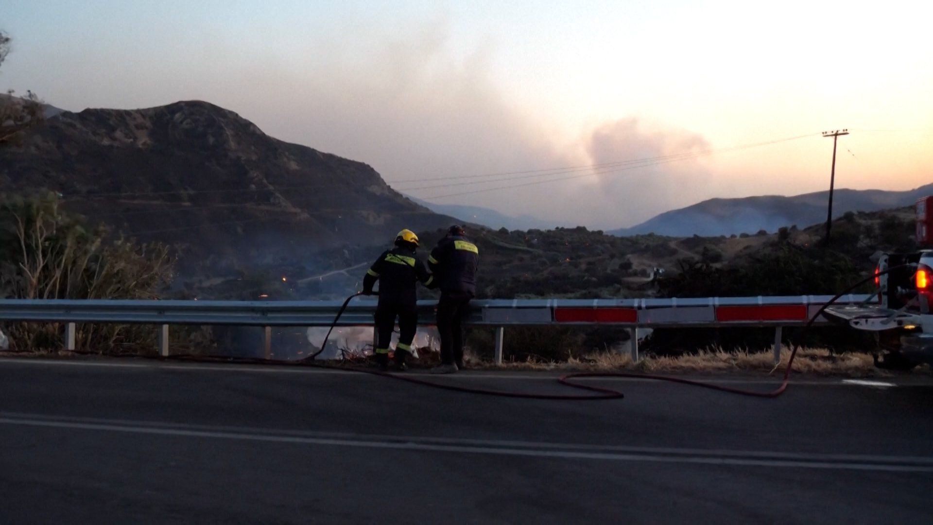Dramatic Sea Rescue Amid Tragic Firefighter Losses in Crete