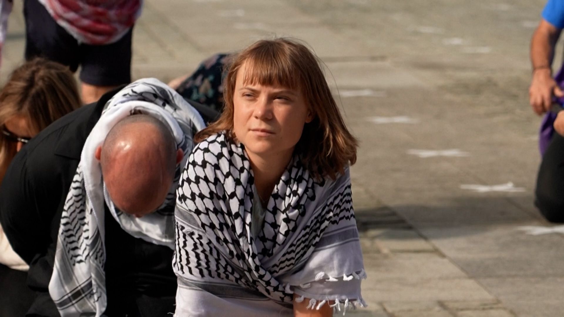 Greta Thunberg Joins Protest in Brussels Against Israeli Goods