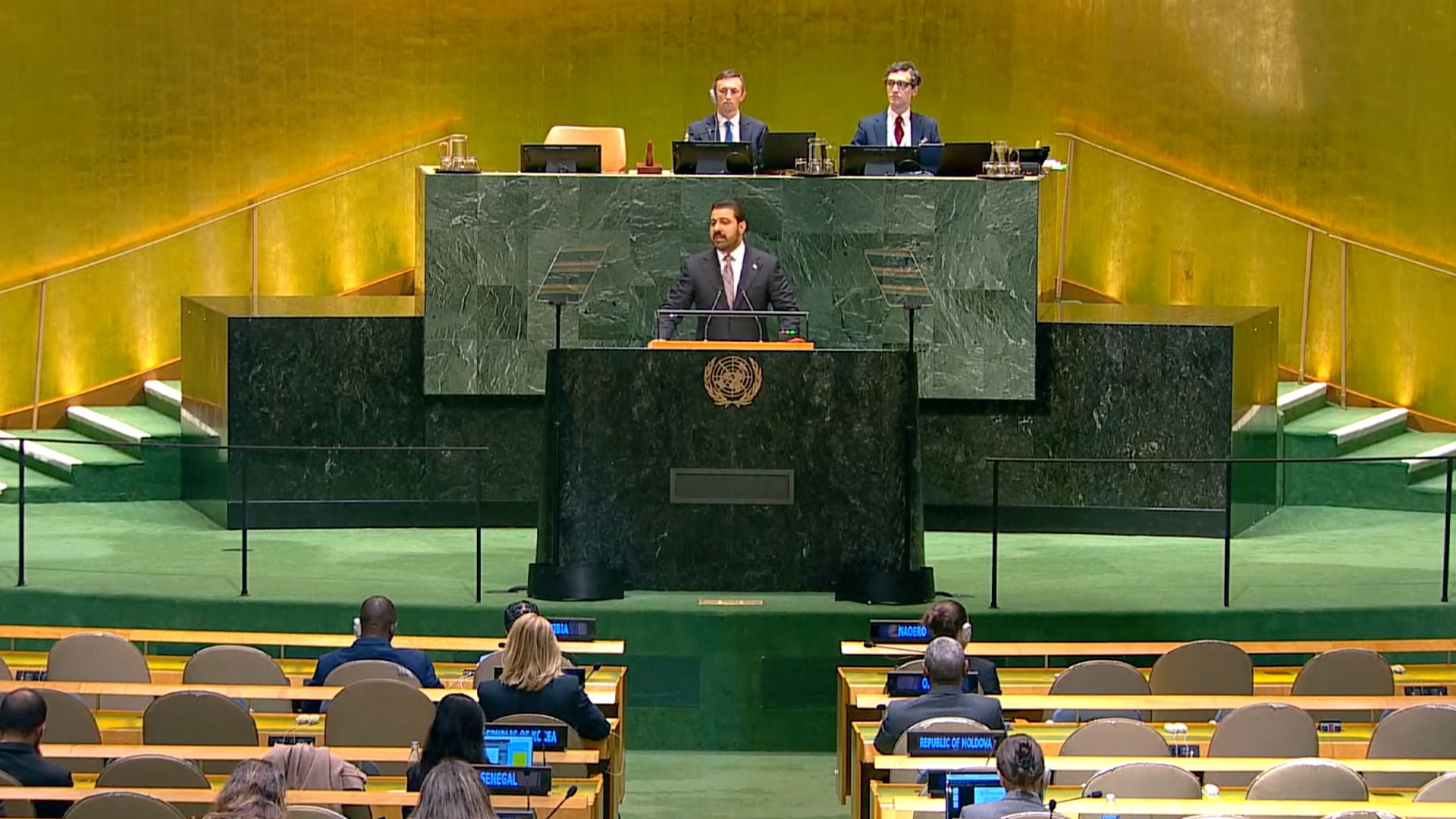 Iraq Advocates for Sovereign Palestinian State at UN General Assembly