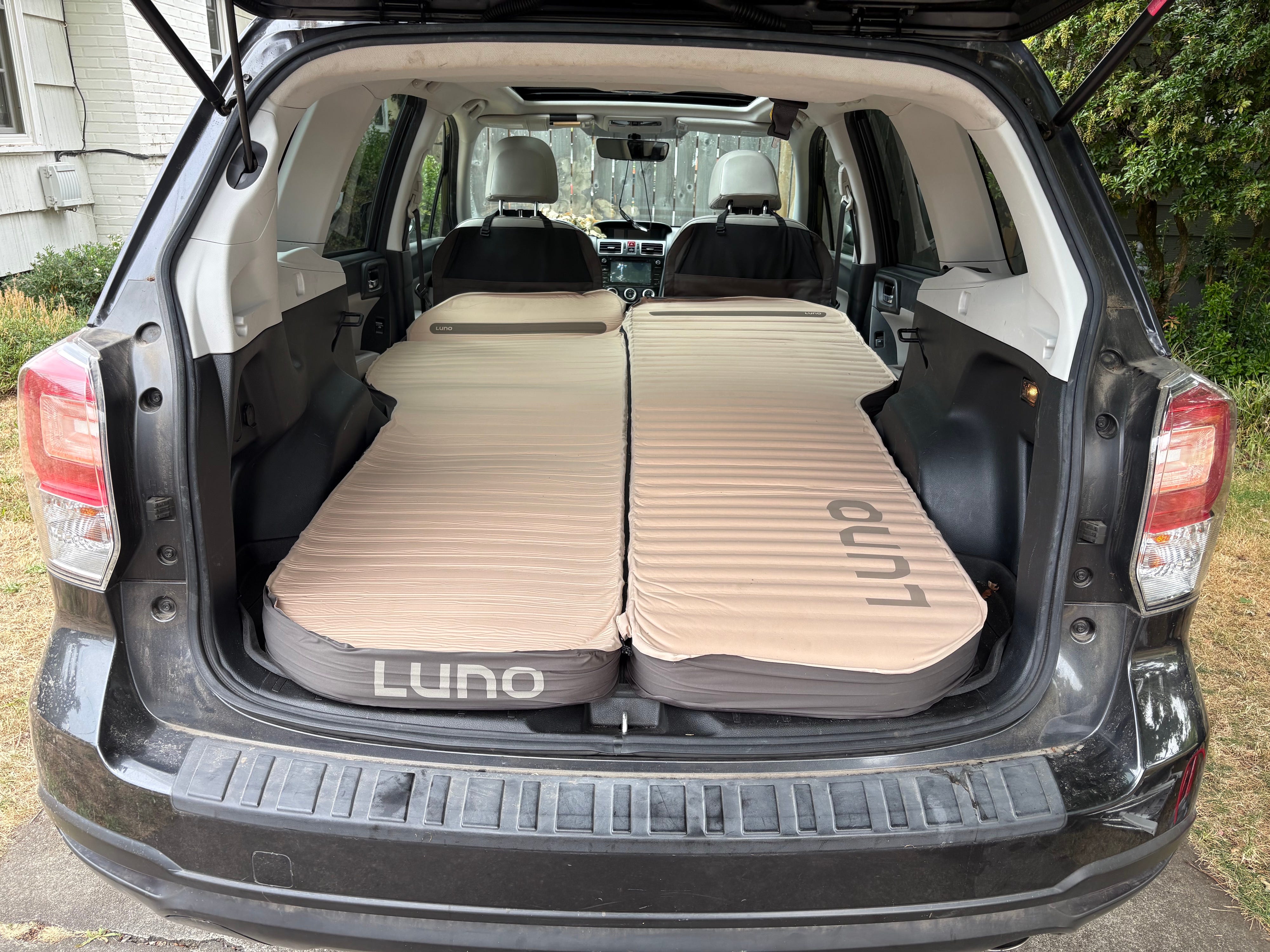 Luno’s $500 Sleep System Transforms Subaru into a Cozy Campsite