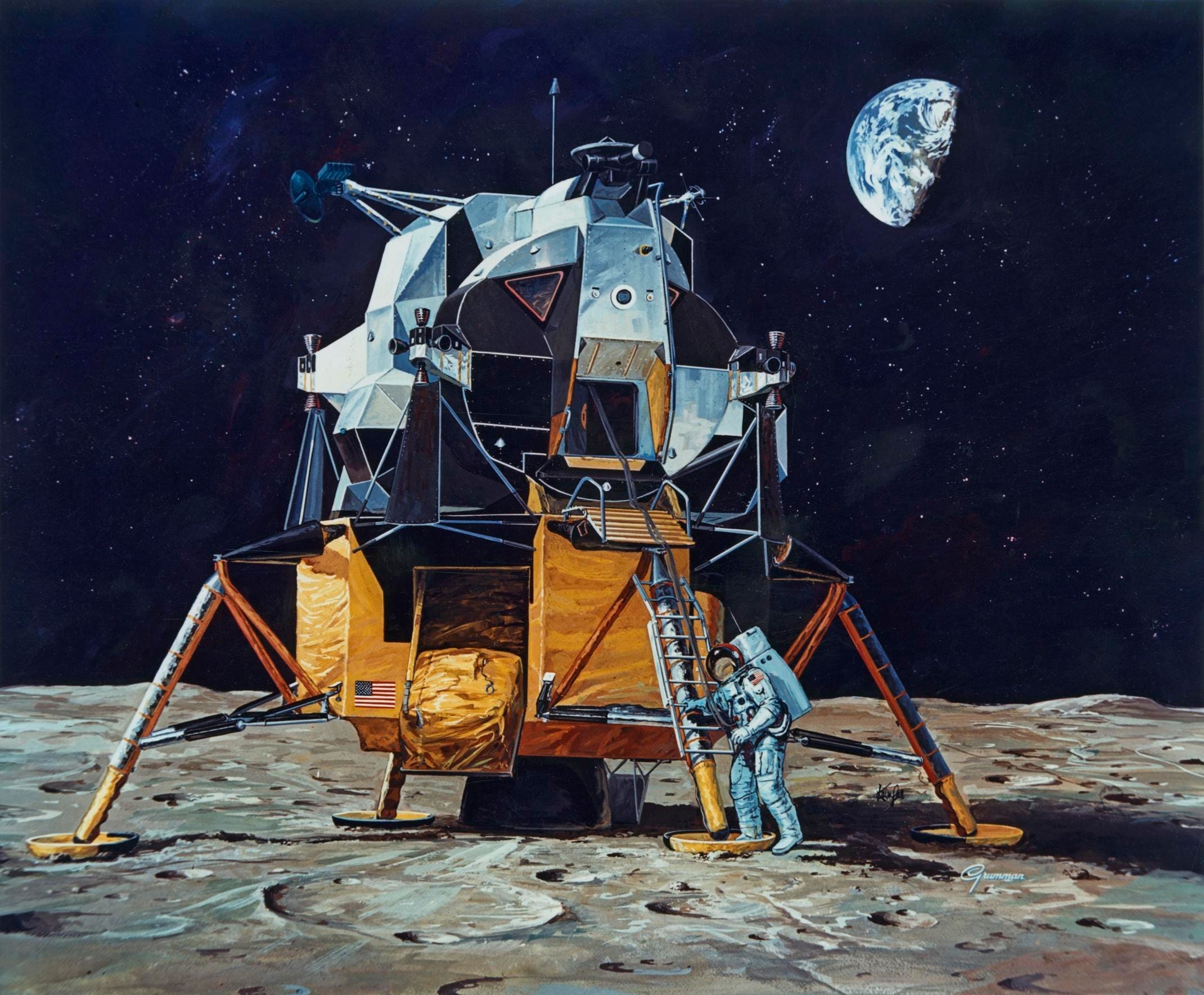 NASA's Lunar Landings Face Criticism Over Lack of Rescue Plans