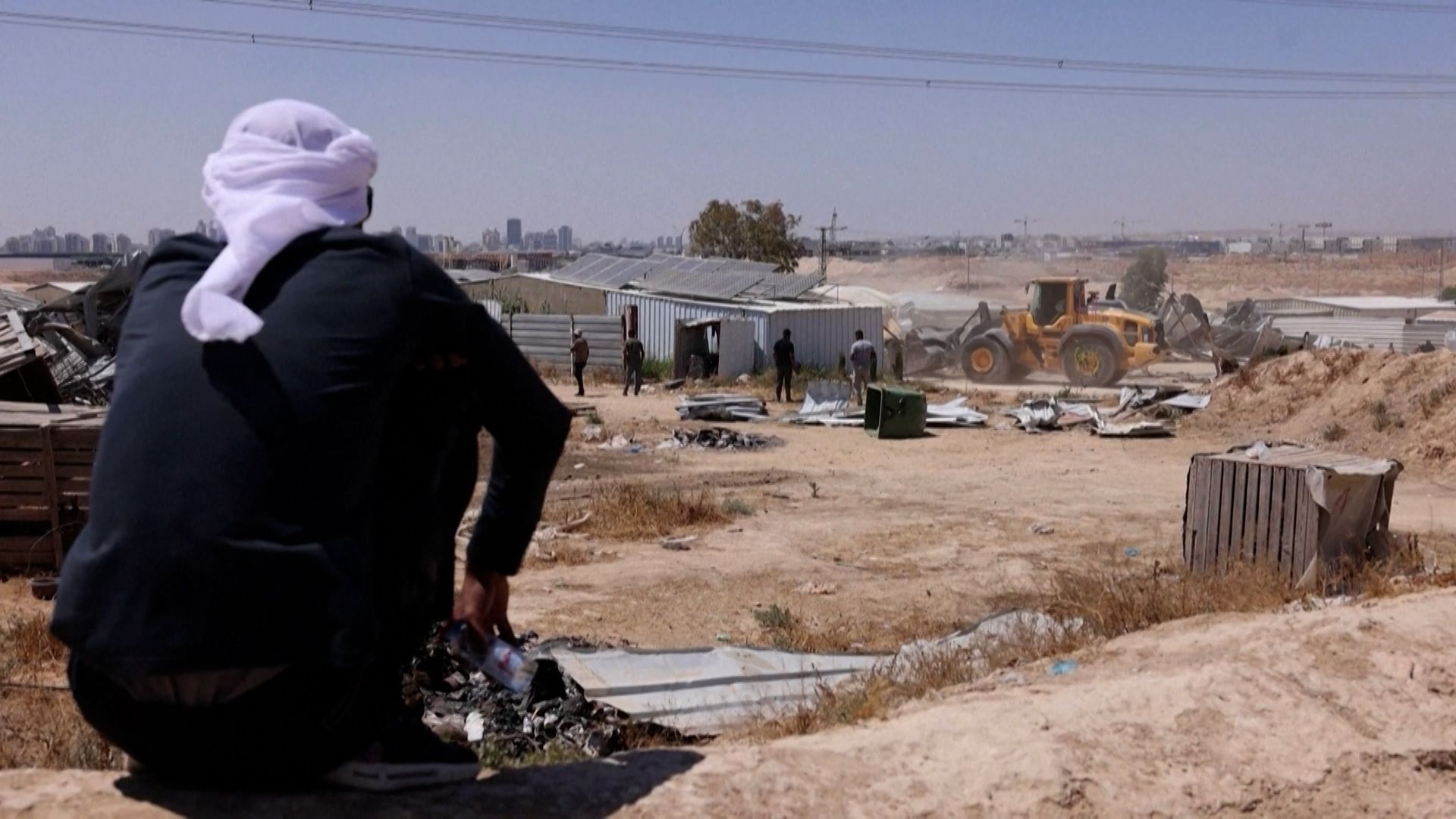 Palestinian Bedouin Villagers Demolish Homes Following Israeli Orders