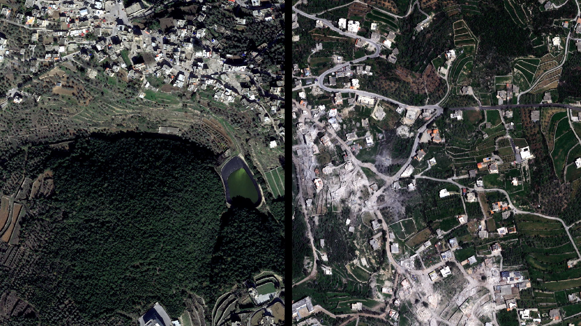 Satellite Images Reveal Extensive Destruction in South Lebanon Due to Israeli Military Actions