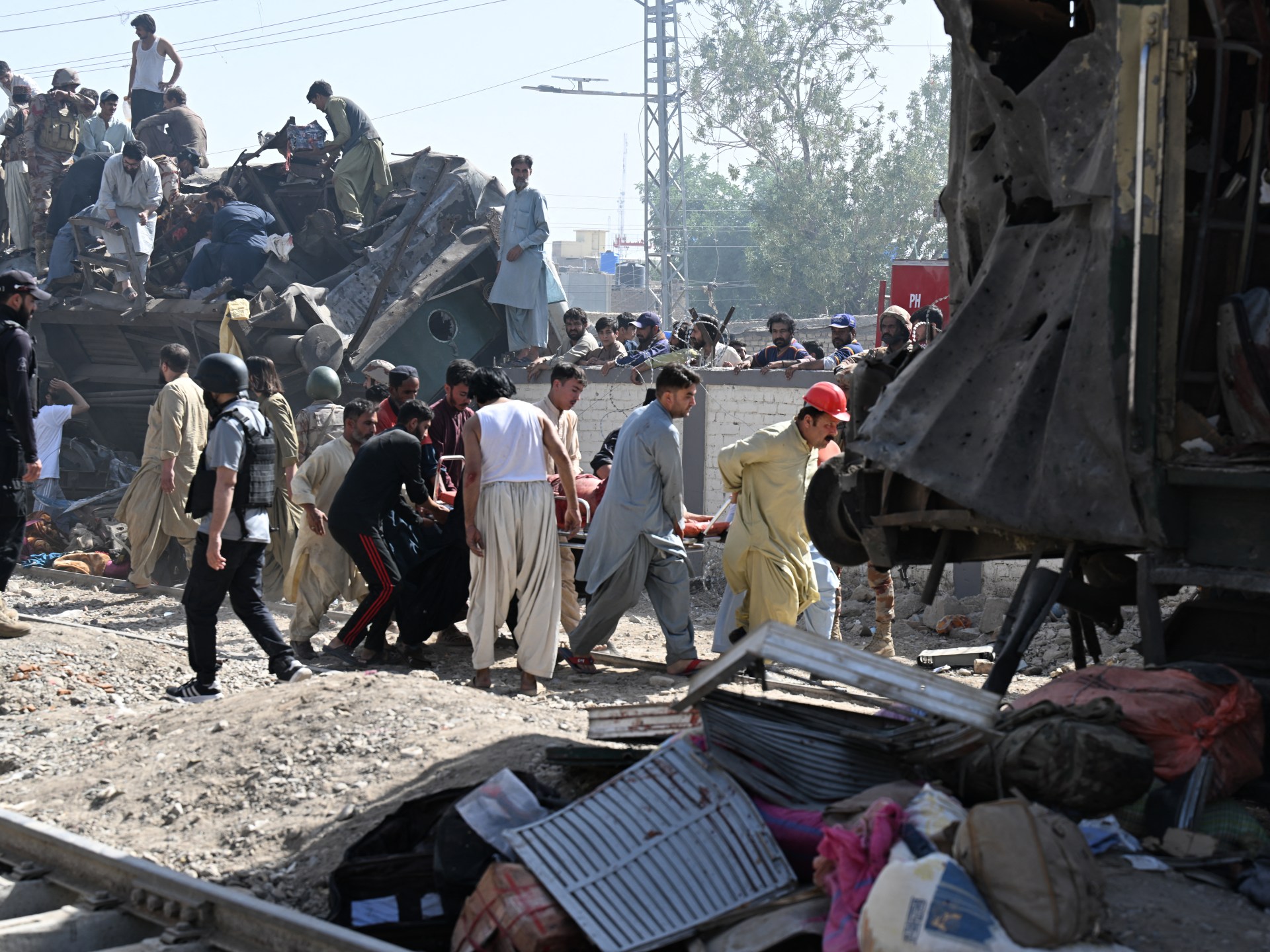 Suicide Car Bomb Attack on Train in Pakistan Claims 24 Lives
