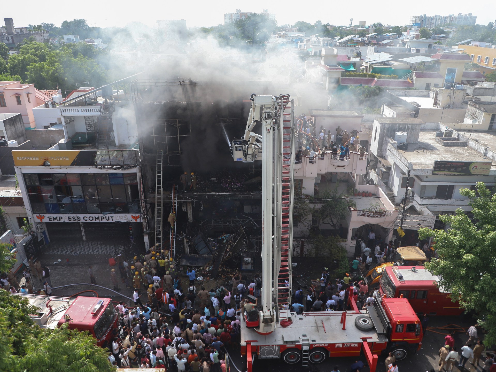 Tragic Fire at Animation Studio in Lucknow Claims 14 Lives