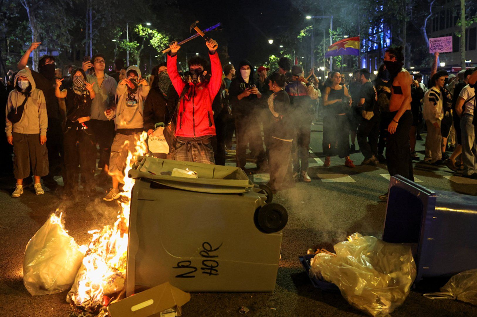 Violent Clashes Erupt During Housing Protest in Barcelona